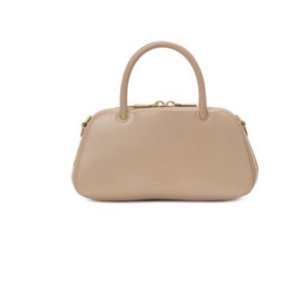 Kate Spade New York Grace Leather Mini Bag Timeless Taupe, has a shoulder strap
